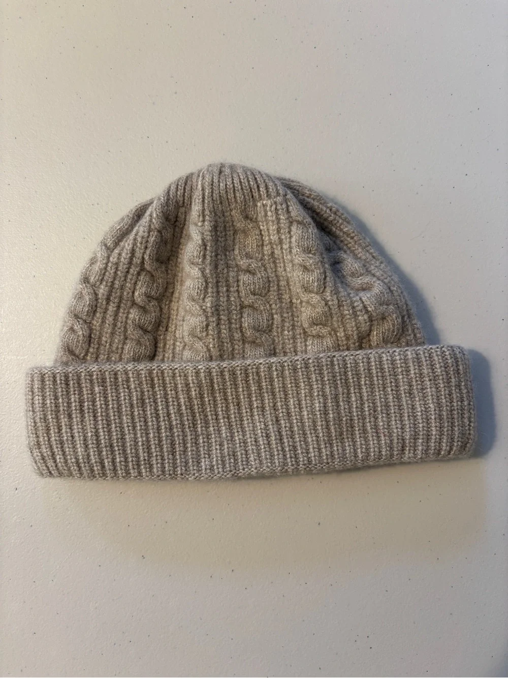 Kids Biella Cable Knit Beanie Fisherman Minimalist Timeless Preppy Quiet Luxury